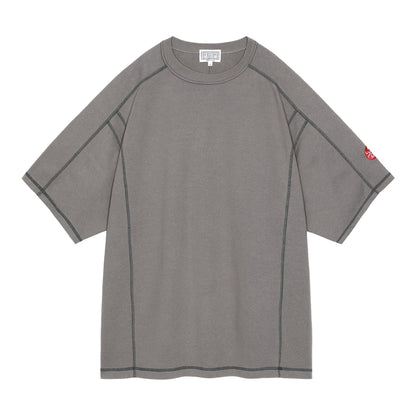 CES27CS16 CREW NECK DBL KNIT SHORT SLEEVE CHARCOAL