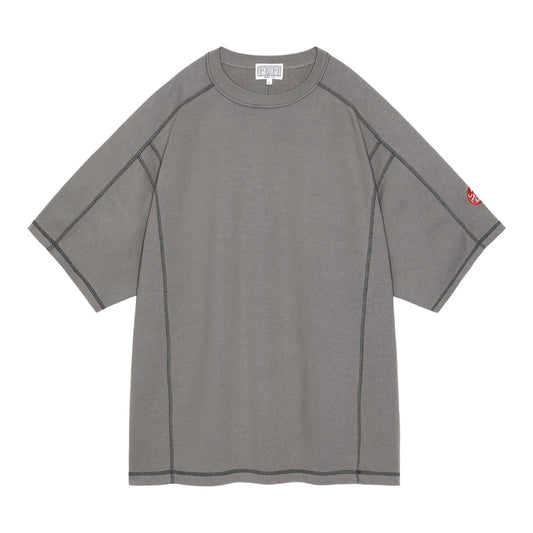 CES27CS16 CREW NECK DBL KNIT SHORT SLEEVE CHARCOAL