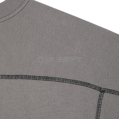 CES27CS16 CREW NECK DBL KNIT SHORT SLEEVE CHARCOAL