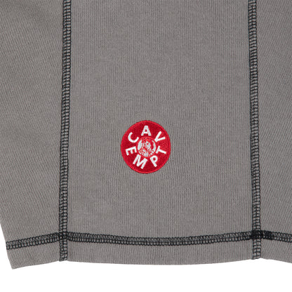 CES27CS16 CREW NECK DBL KNIT SHORT SLEEVE CHARCOAL