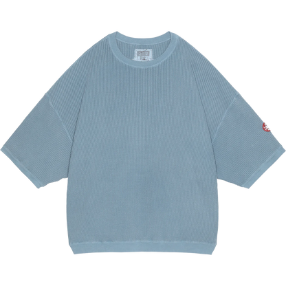 CES27CS19 OVERDYE RIB CUT SHORT SLEEVE CREW NECK
