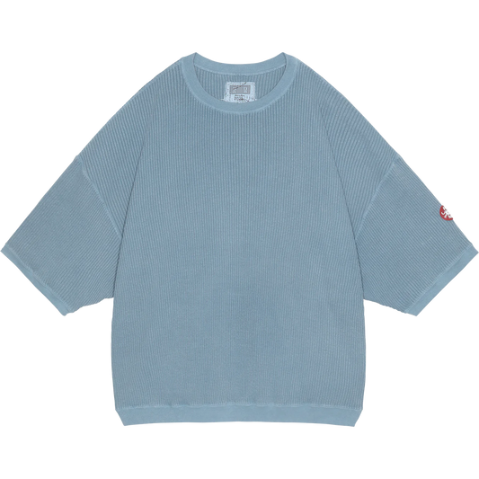 CES27CS19 OVERDYE RIB CUT SHORT SLEEVE CREW NECK