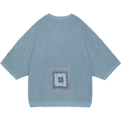CES27CS19 OVERDYE RIB CUT SHORT SLEEVE CREW NECK