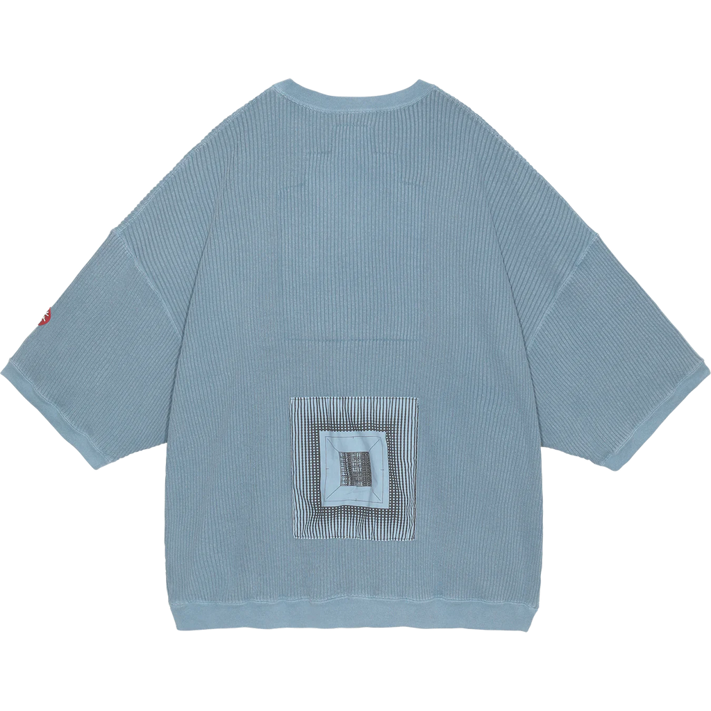 CES27CS19 OVERDYE RIB CUT SHORT SLEEVE CREW NECK