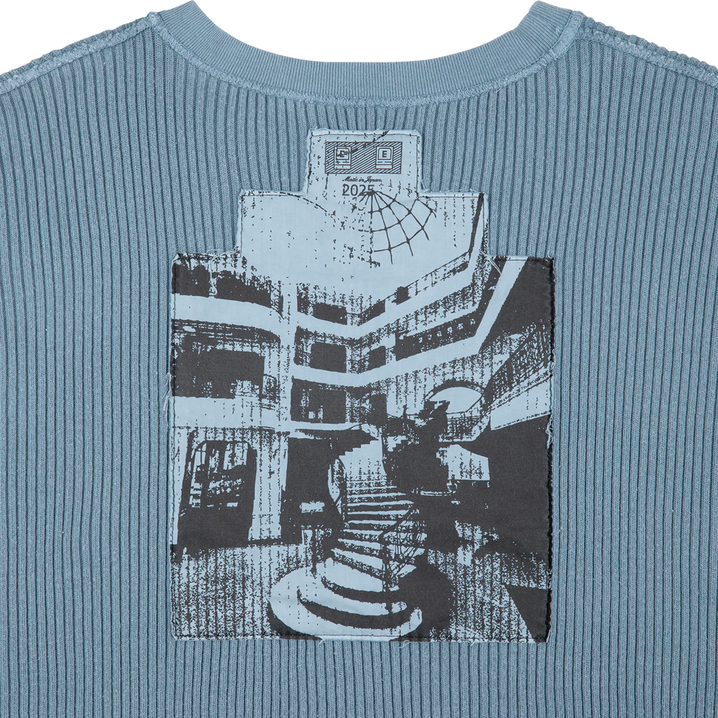 CES27CS19 OVERDYE RIB CUT SHORT SLEEVE CREW NECK