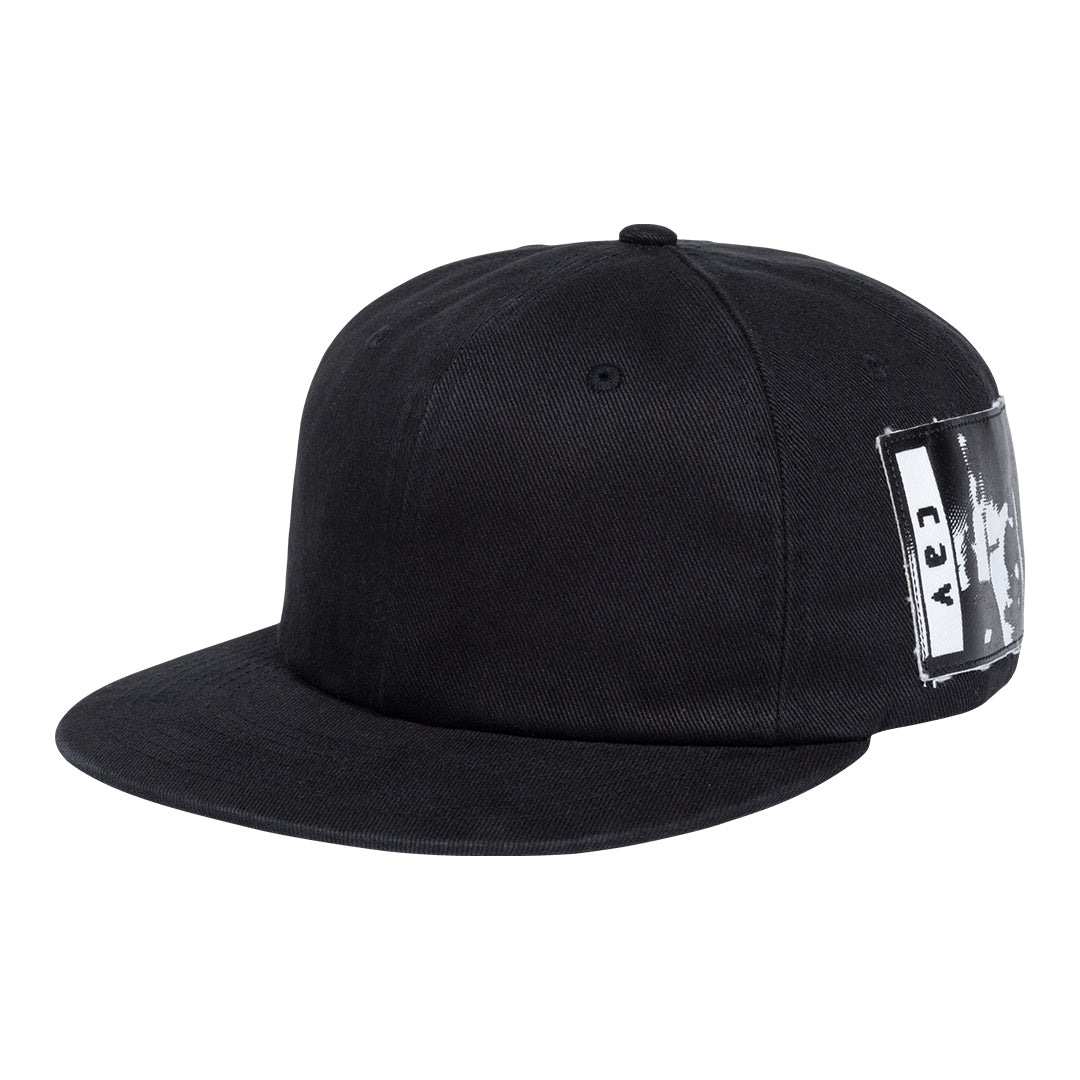 CES27G05 LR PATCHES CAP BLACK