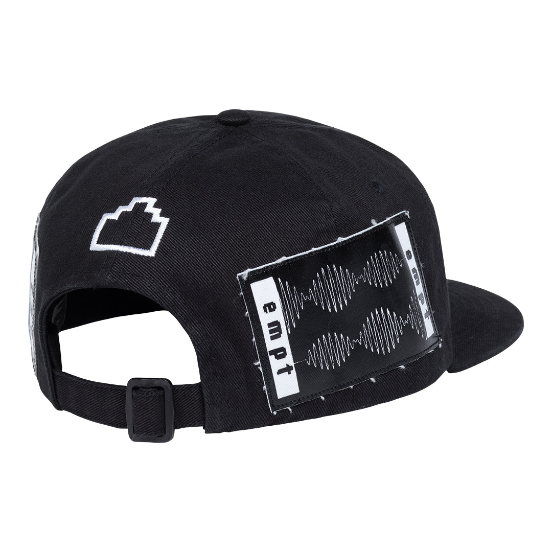 CES27G05 LR PATCHES CAP BLACK