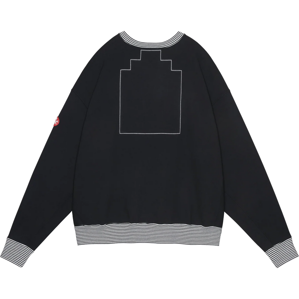 CES28CS04 LIPS DISPLAY CREW NECK BLACK