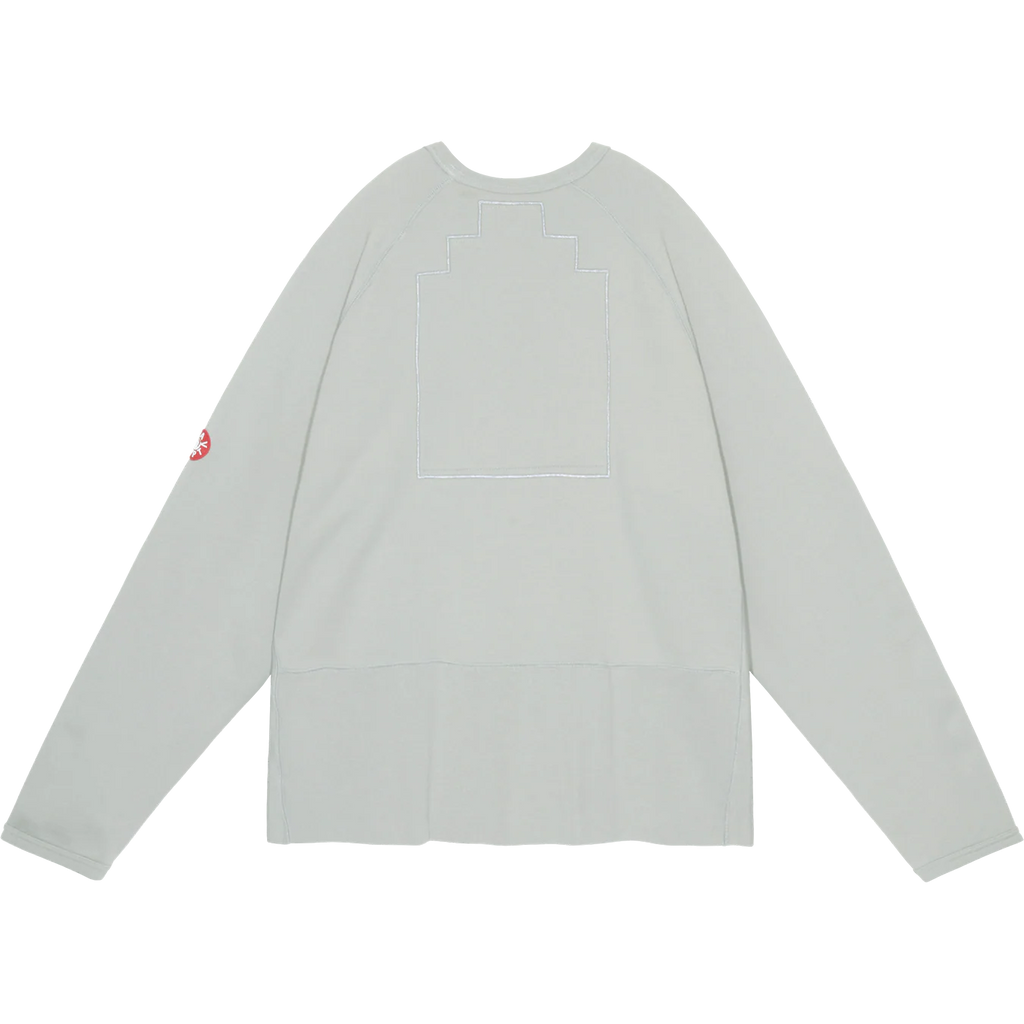 CES28CS06 HALF PANEL RIB CREW NECK KHAKI