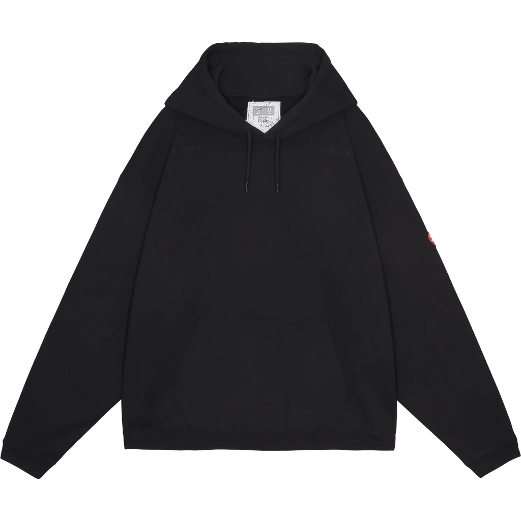 CES28CS13 SOLID LOOSE HOODY BLACK