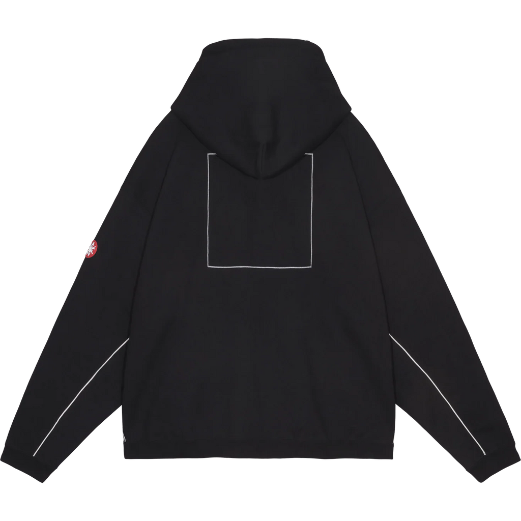 CES28CS13 SOLID LOOSE HOODY BLACK