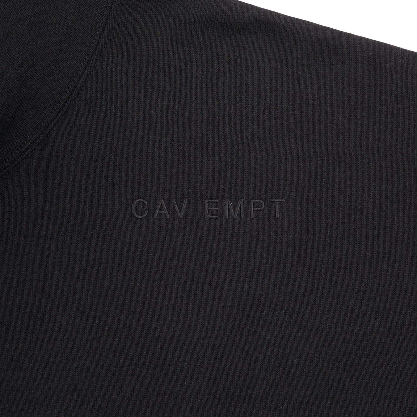 CES28CS13 SOLID LOOSE HOODY BLACK