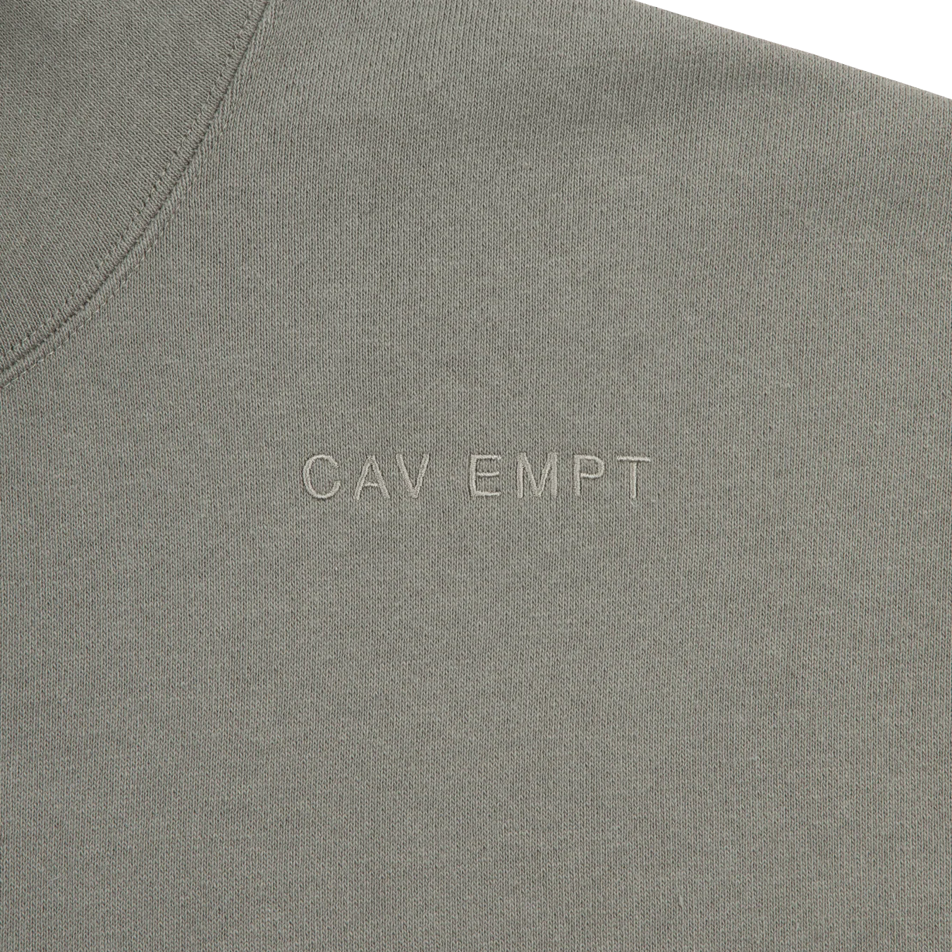 CES28CS13 SOLID LOOSE HOODY GREEN