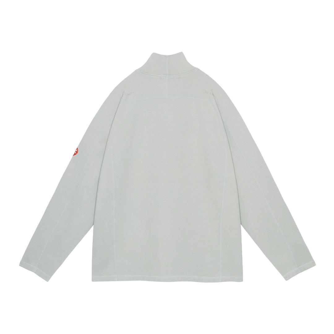 CES28CS16 DBL KNIT HALF ZIP LONG SLEEVE KHAKI