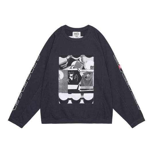 CES28CS23 MD P2P RAGLAN LONG SLEEVE CHARCOAL