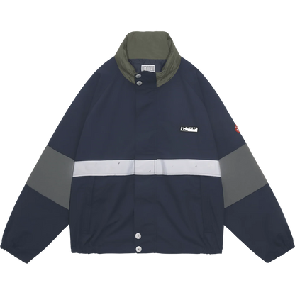 CES28JK12 REFLECT TAPE SAILING JACKET NAVY