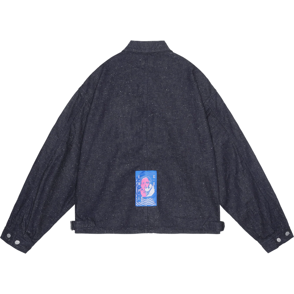 CES28JK24 NEP DENIM TRUCKER JACKET INDIGO