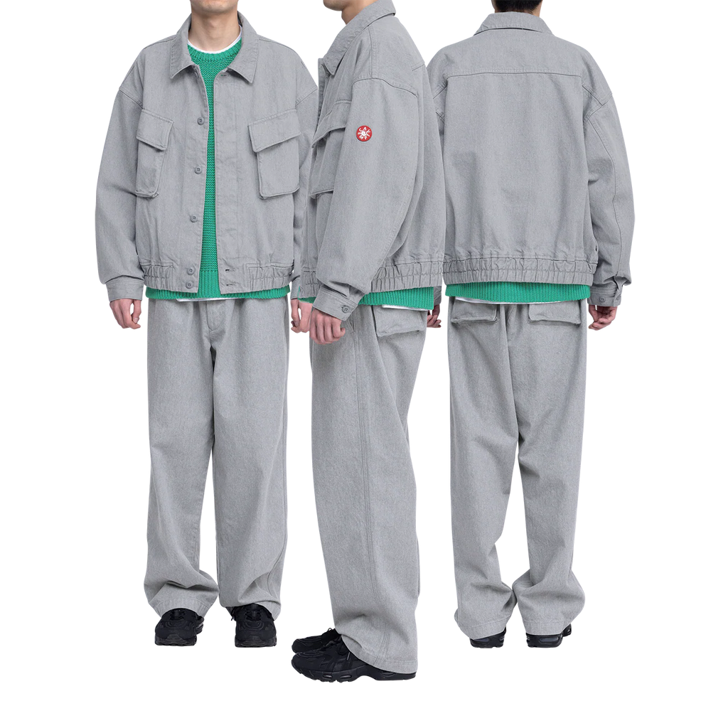 CES28JK18 ASH COMMUNITY BUTTON JACKET GREY