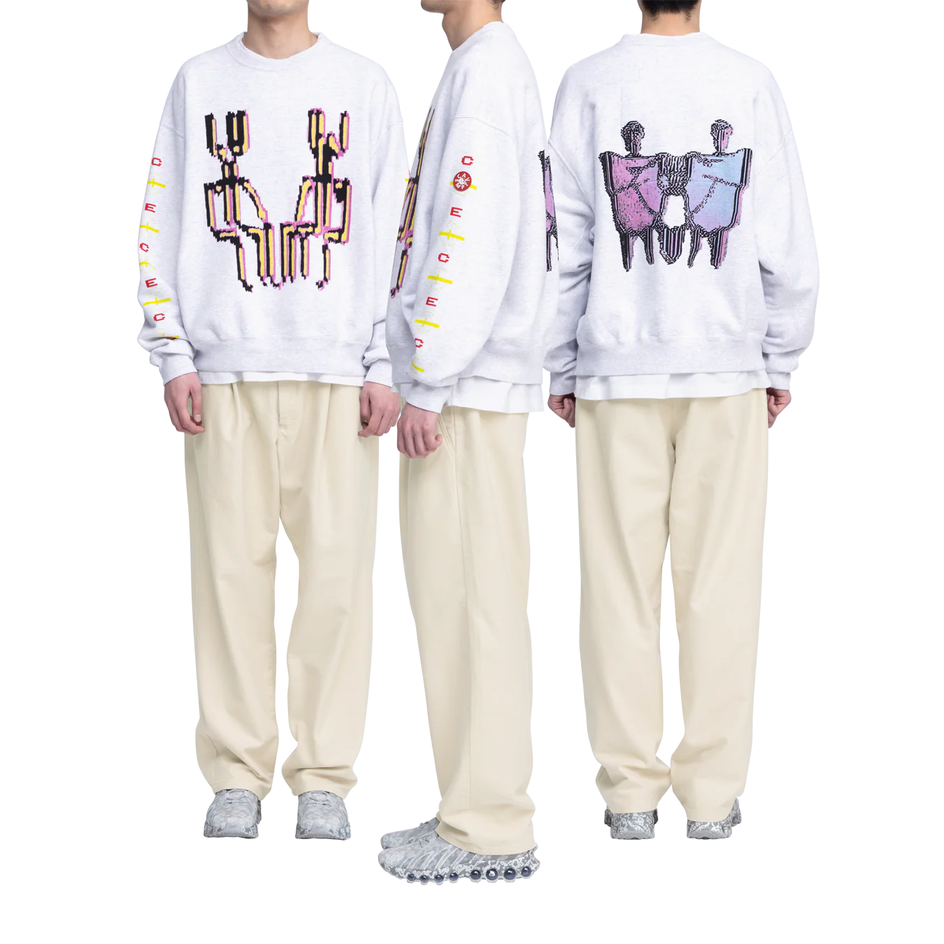 CES28CS03 SCAN 8 CREW NECK GREY