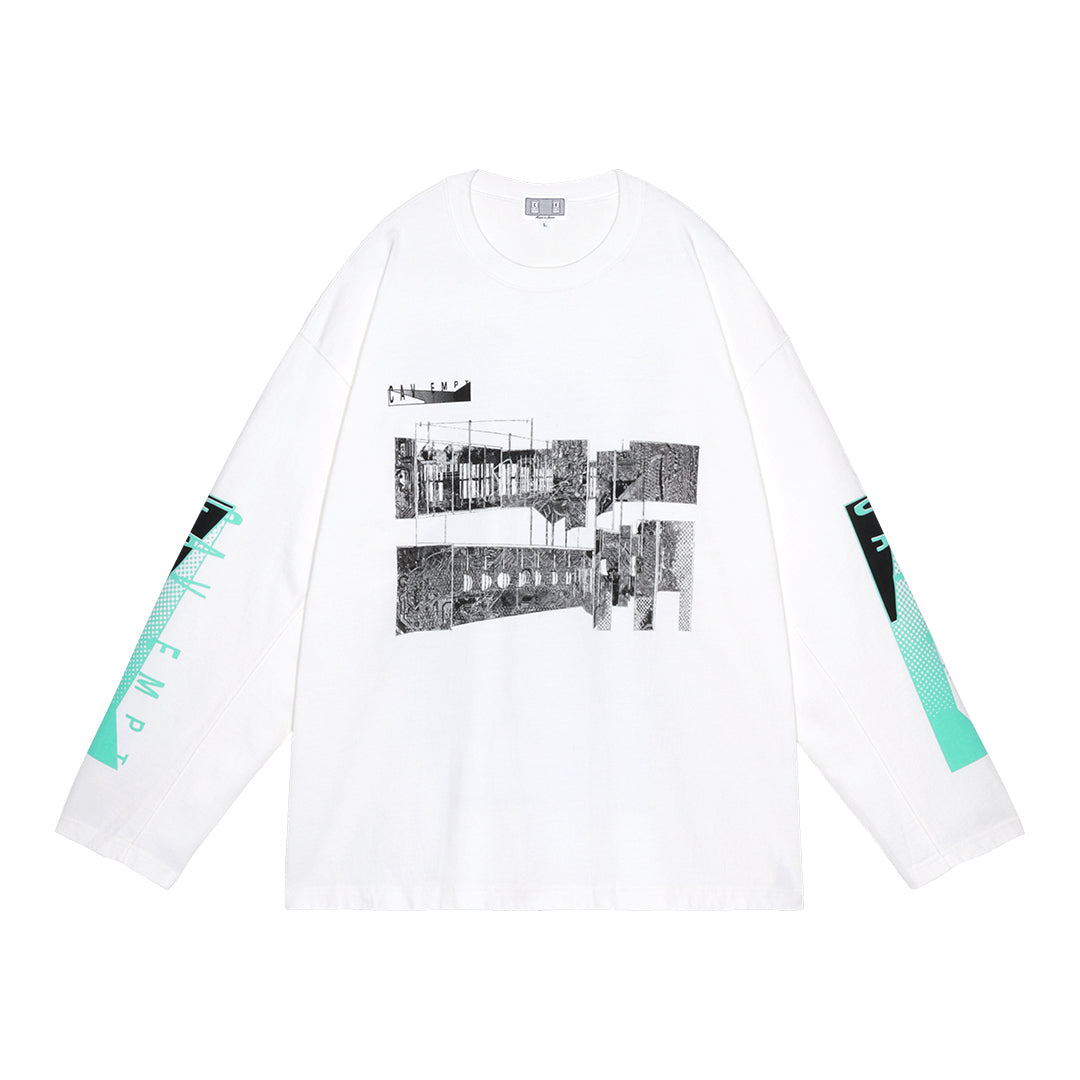 CES28LT05 PERFORMERAMA HEAVY LONG SLEEVE T WHITE