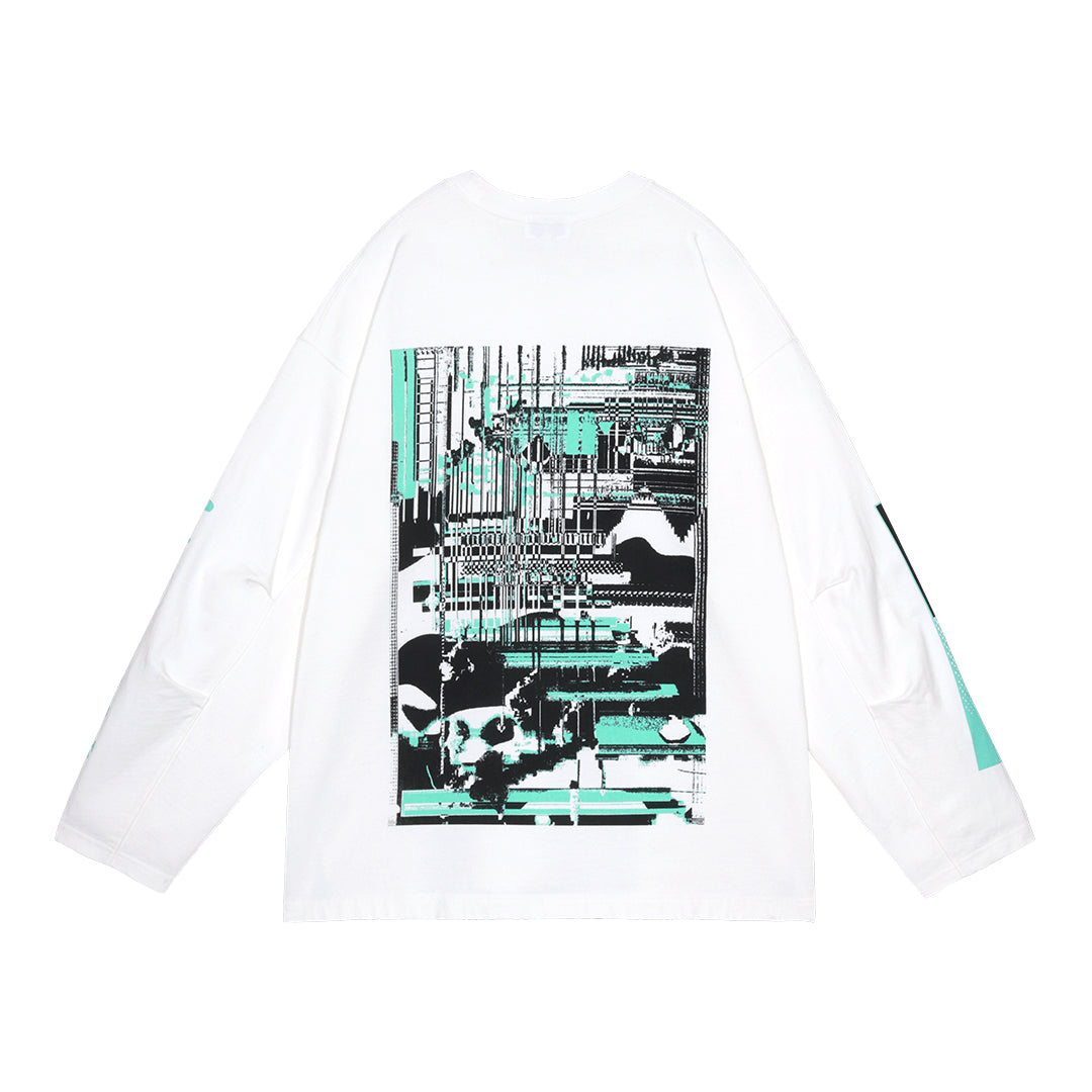 CES28LT05 PERFORMERAMA HEAVY LONG SLEEVE T WHITE