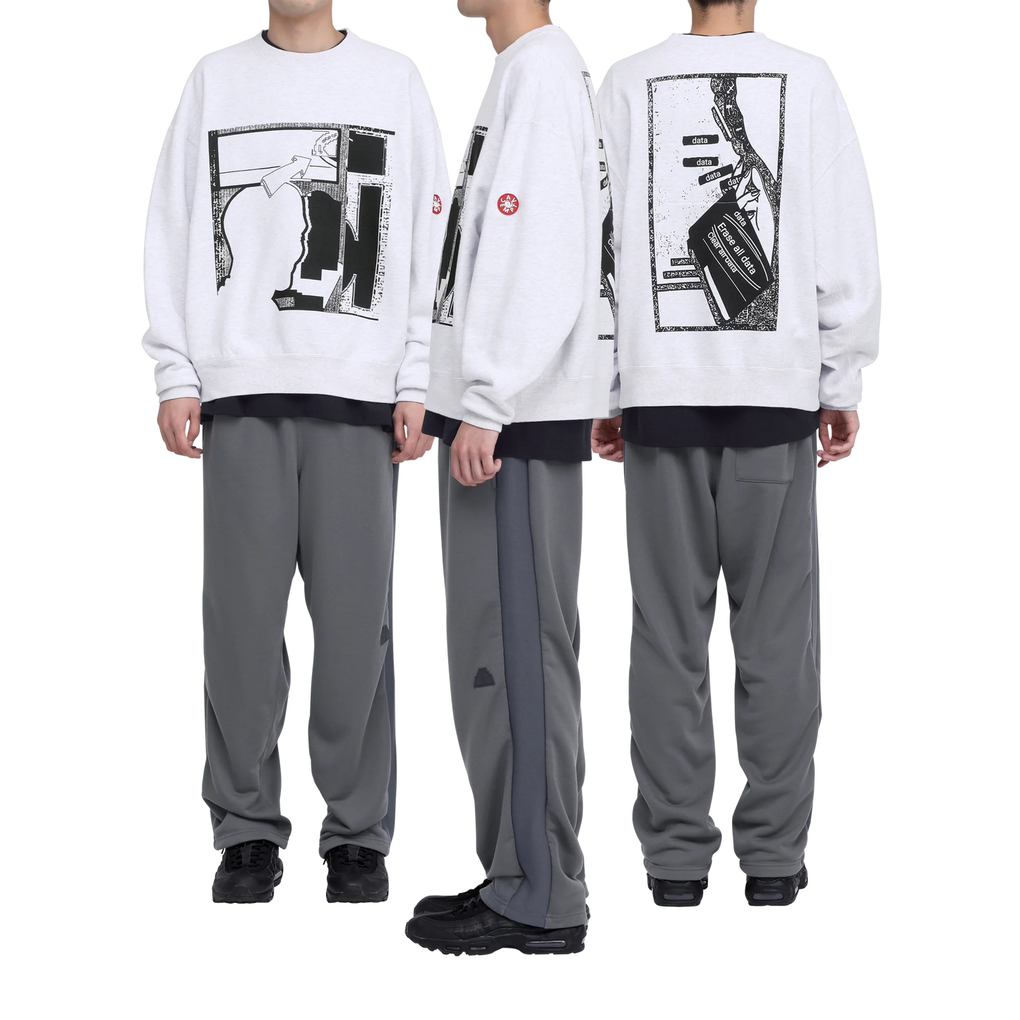 CES29CS03 MD AddDATA CREW NECK GREY
