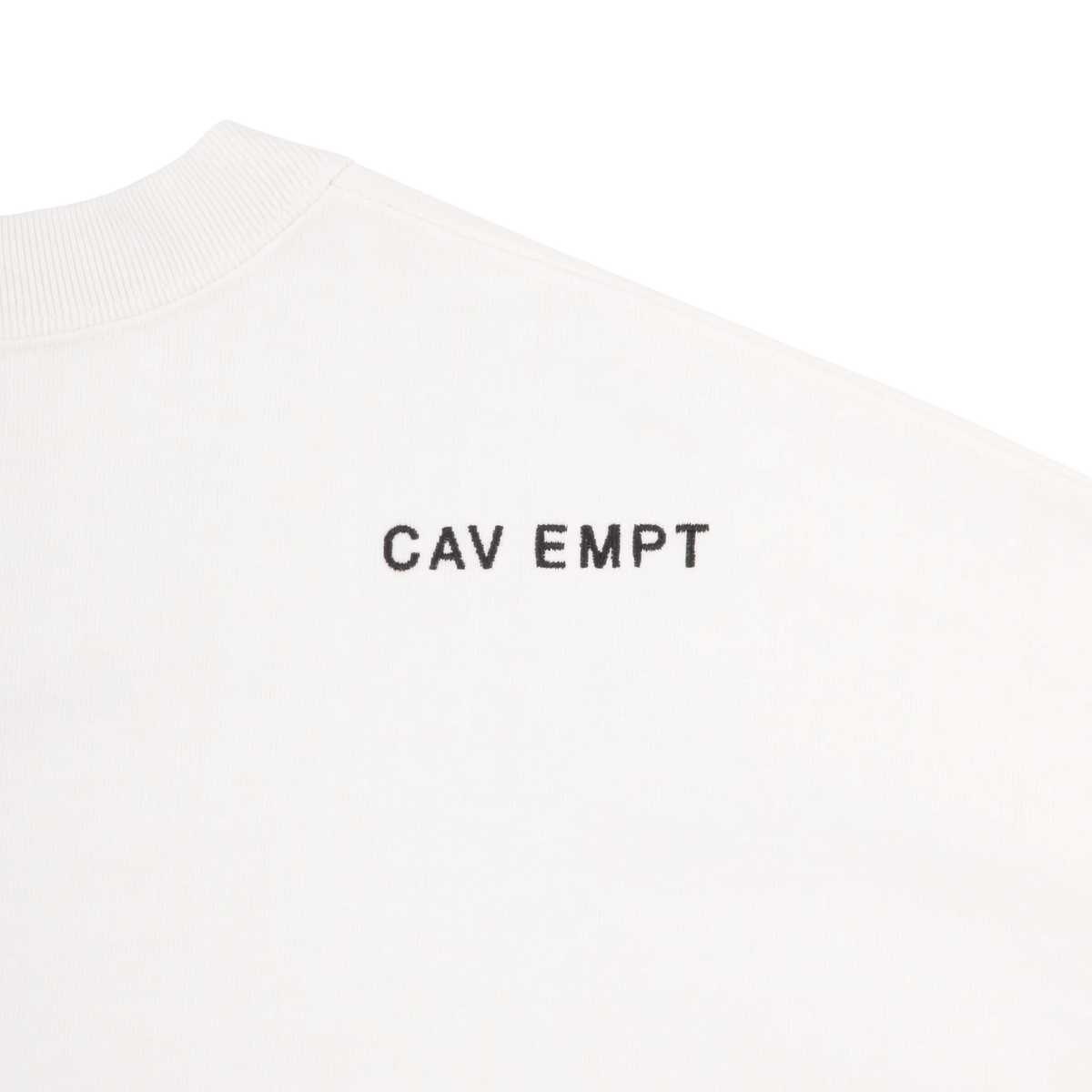 CES30LT04 WASHED MD CoincidEnt LONG SLEEVE T WHITE