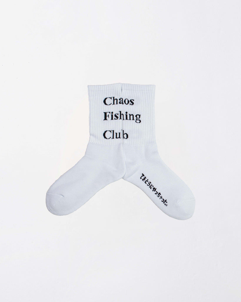 CFC-25SS-SOCKS 1Pac Logo Socks WHITE