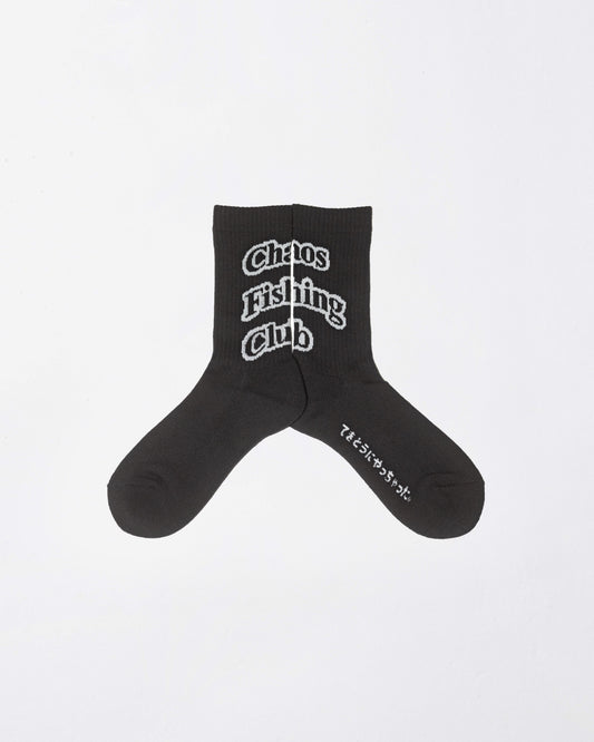 CFC-25SS-SOCKS03 1Pac Arch Logo Socks BLACK