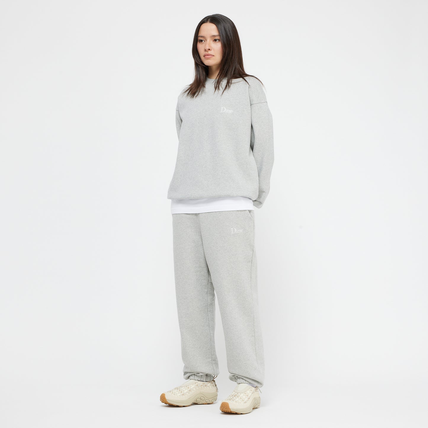 Classic Small Logo Sweatpants Heather Gray