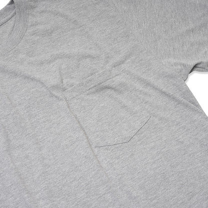 POCKET TEE (DEPESCE MODE) ASH GREY (BLACK PRINT)