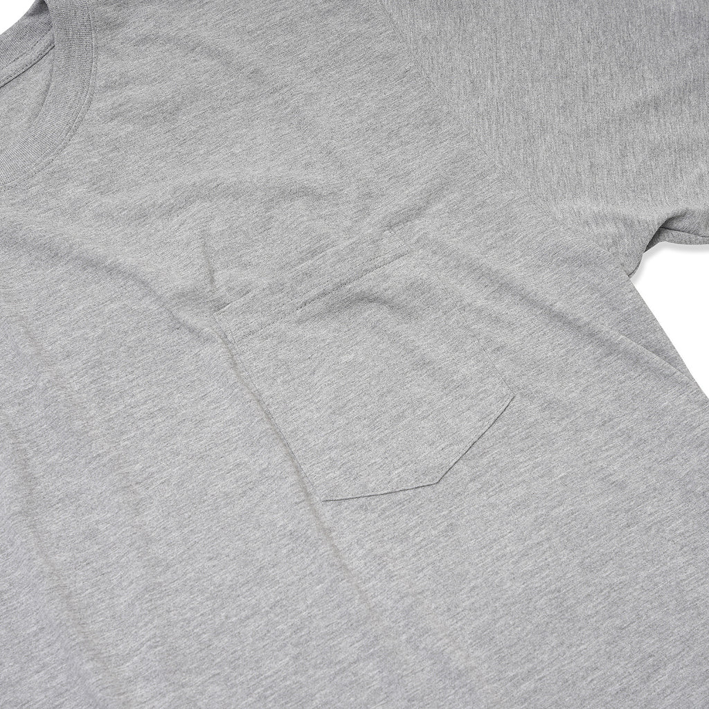 POCKET TEE (DEPESCE MODE) ASH GREY (BLACK PRINT)