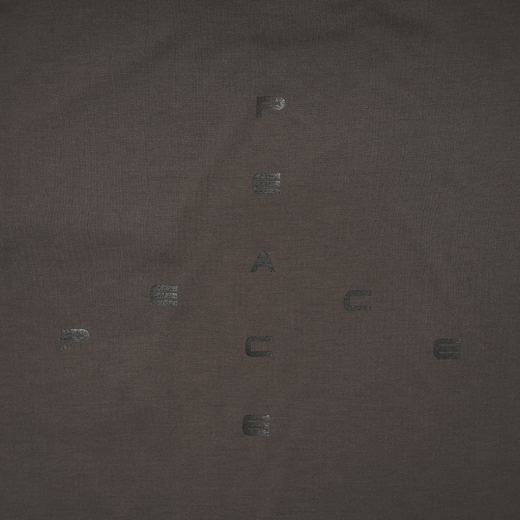 POCKET TEE (BIG PEACE) C.GREY (BLACK PRINT)