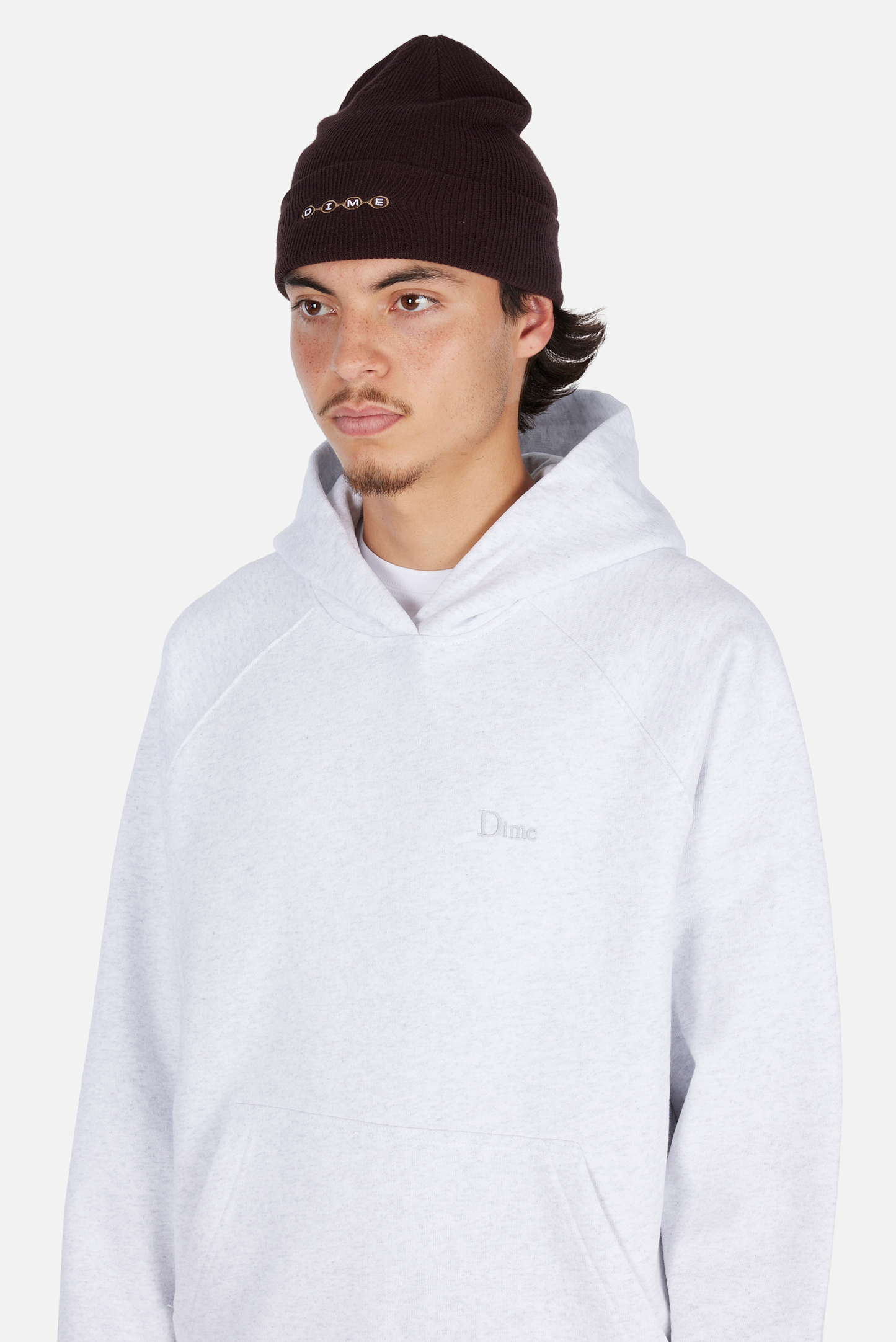 Space Fold Beanie Dark Brown