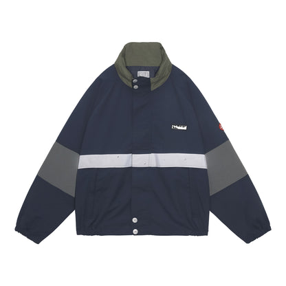 CES28JK12 REFLECT TAPE SAILING JACKET NAVY