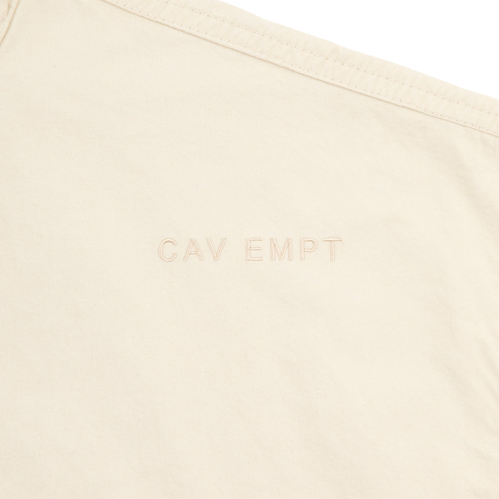 CES28JK14 WASHED COTTON LIGHT ZIP JACKET BEIGE