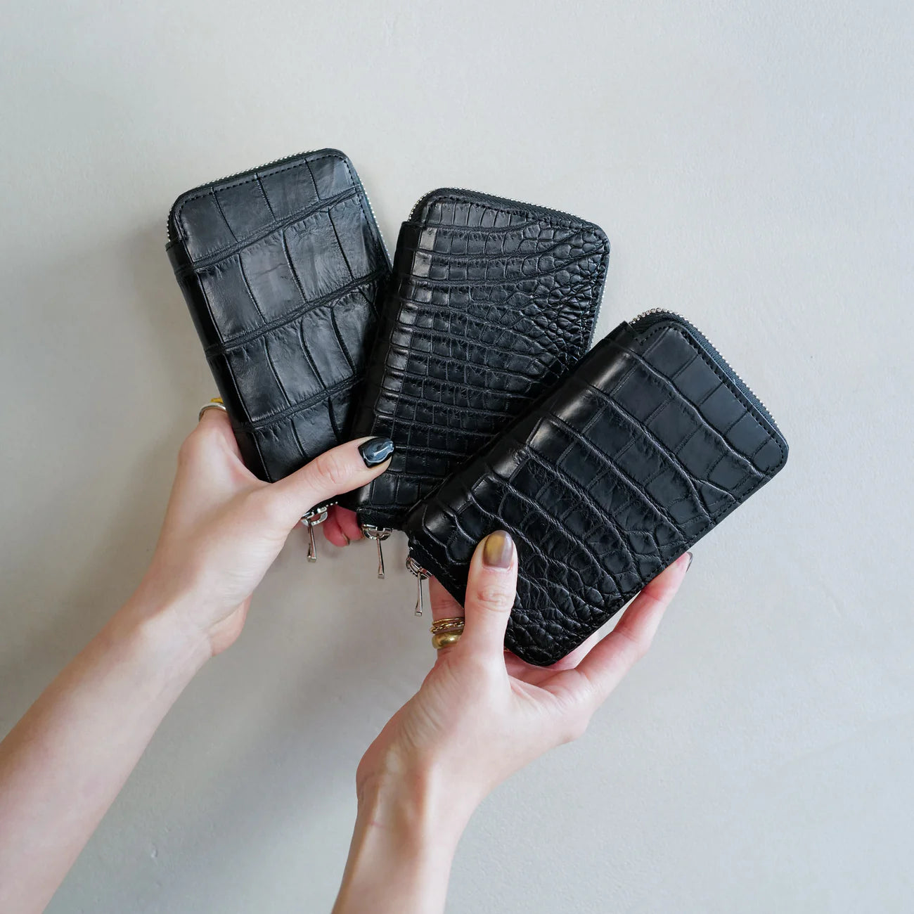 CRISTY SMART MID WLT.5 / CROCO BLACK