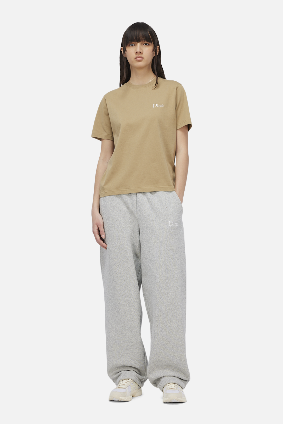 Classic Small Logo T-Shirt Tan