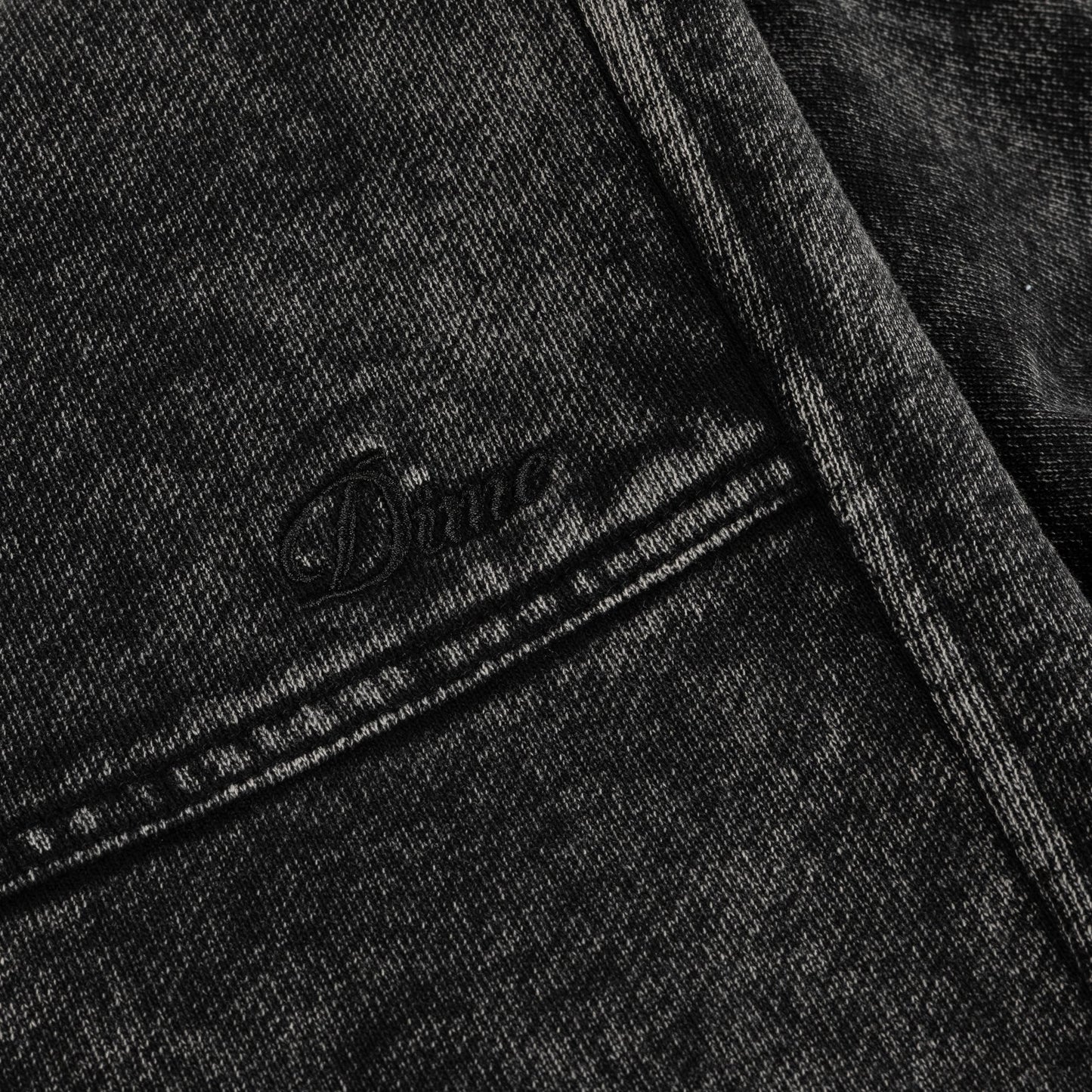 Cyclone French Terry Shorts Black Snow Washed