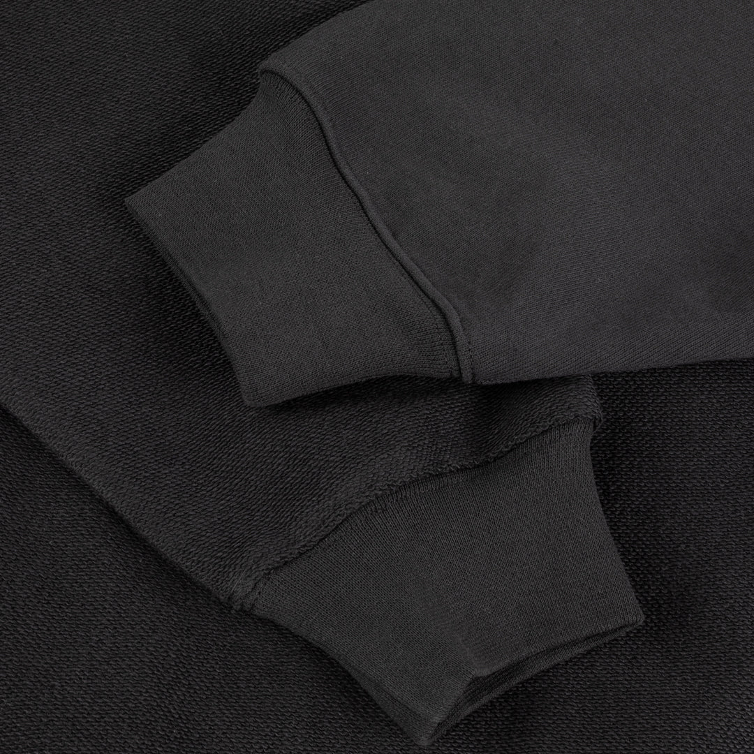 Reverse French Terry Zip Hoodie Vintage Black