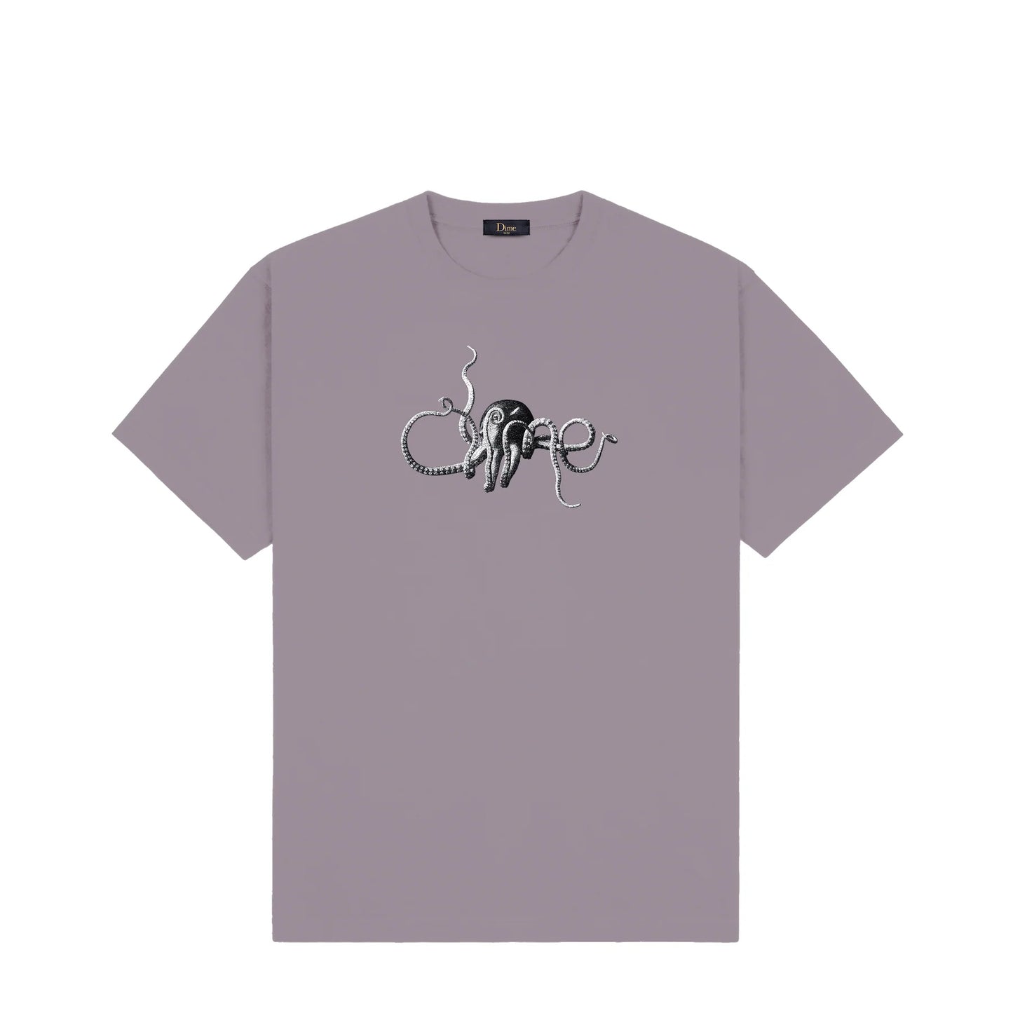 Octopus T-Shirt Baby Plum Gray
