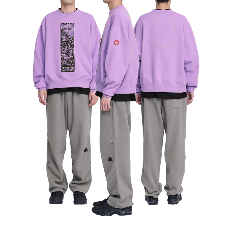 CES27CS01 JUSTIFIABLE CREW NECK PURPLE