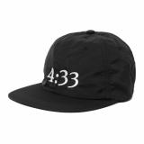 SOFT BRIM 6 PANEL CAP (4:33) BLACK