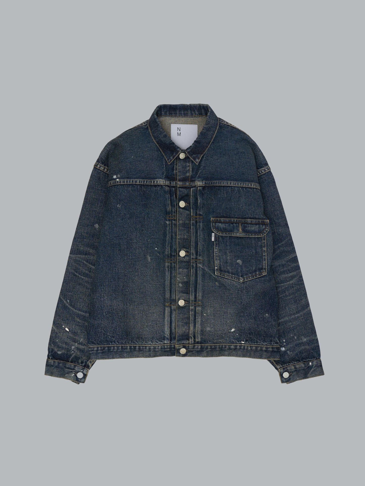 2066SSJK-YY-0001 #001 T-BACK DENIM JACKET