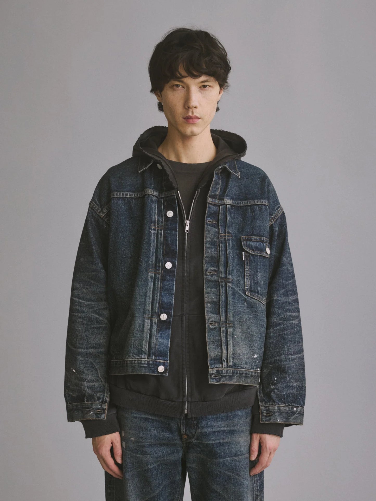 2066SSJK-YY-0001 #001 T-BACK DENIM JACKET