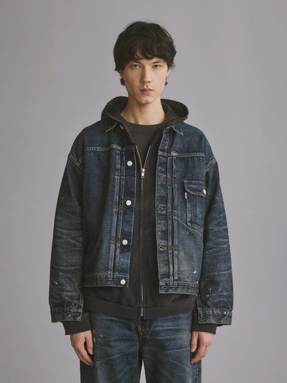 2066SSJK-YY-0001 #001 T-BACK DENIM JACKET