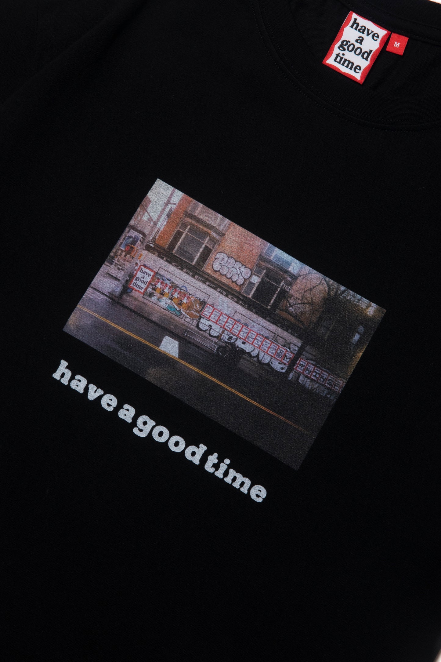 WHEATPASTE PHOTO S/S TEE BLACK