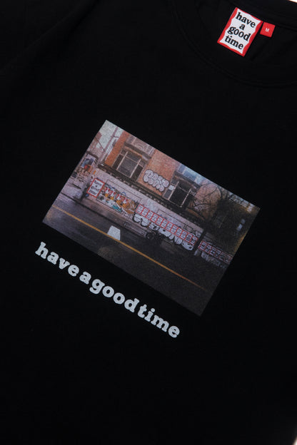 WHEATPASTE PHOTO S/S TEE BLACK