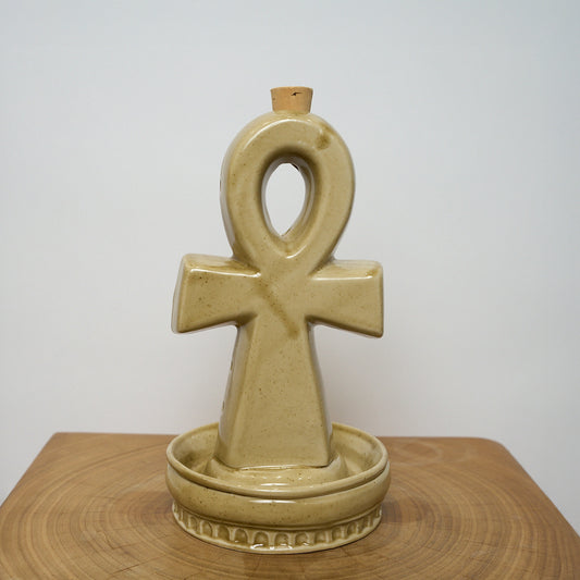 004342819 Ankh Incense Holder Khaki