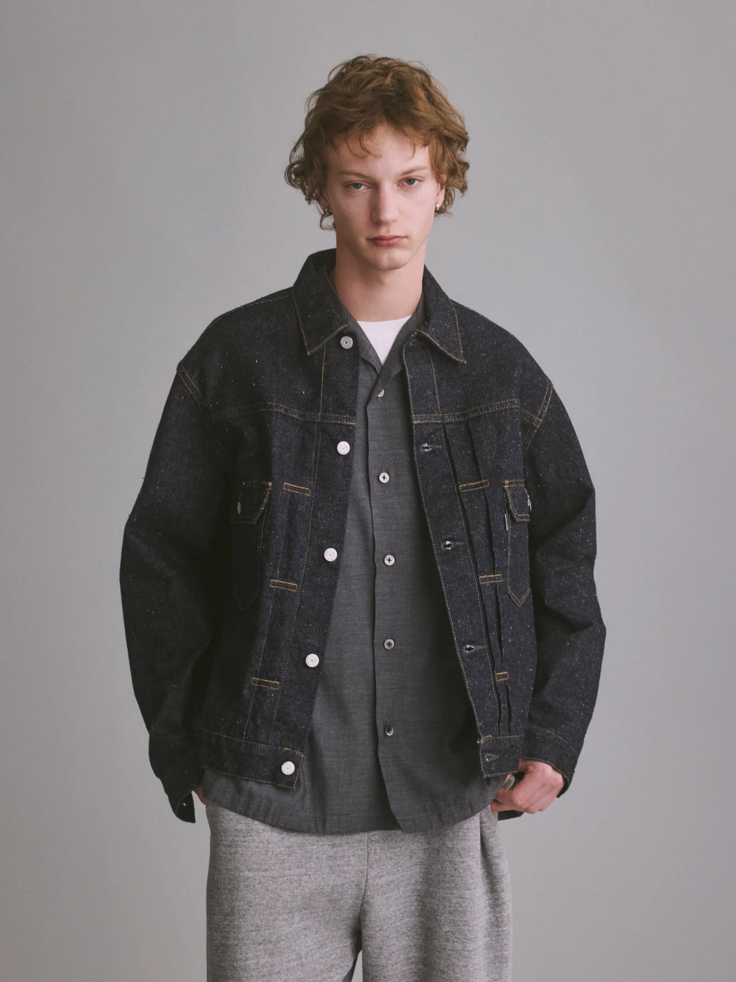 2026SSJK-YY-0003 #006 LV 2ND T-BACK JACKET ONE-WASHED